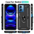 thumbnail image 5 of Funda de teléfono para Xiaomi Poco X5 5G y Redmi Note 12 5G (Global) de Uso Rudo Shockproof + Cristal 9D, 5 of 5