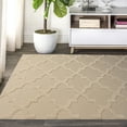 thumbnail image 3 of Garland Rug Quatro Polypropylene Tan Indoor Area Rug, 5' x 7', 3 of 7