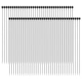 thumbnail image 1 of PTOOTP 100 especímenes de insectos de acero inoxidable para disección entomológica escolar - n.° 0 (plata), 1 of 7