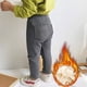 thumbnail image 1 of Children's Autumn Winter Trendy Kids Boys Girls Leggings Plush Thick Pants Keep Warm Trousers Wear Versatile Threaded Pants, 1 of 6