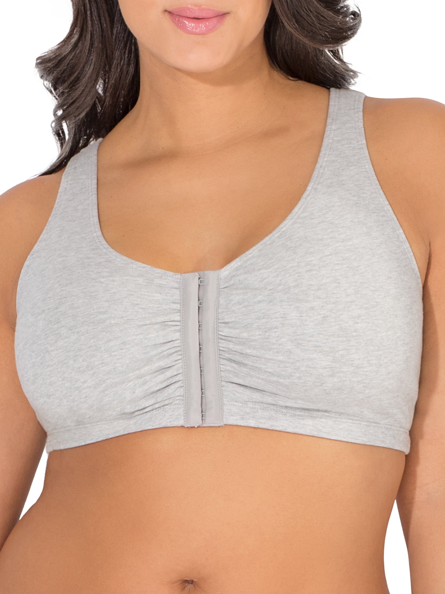 Fruit of The Loom Women's Comfort Front Close Cotton Sports Bra