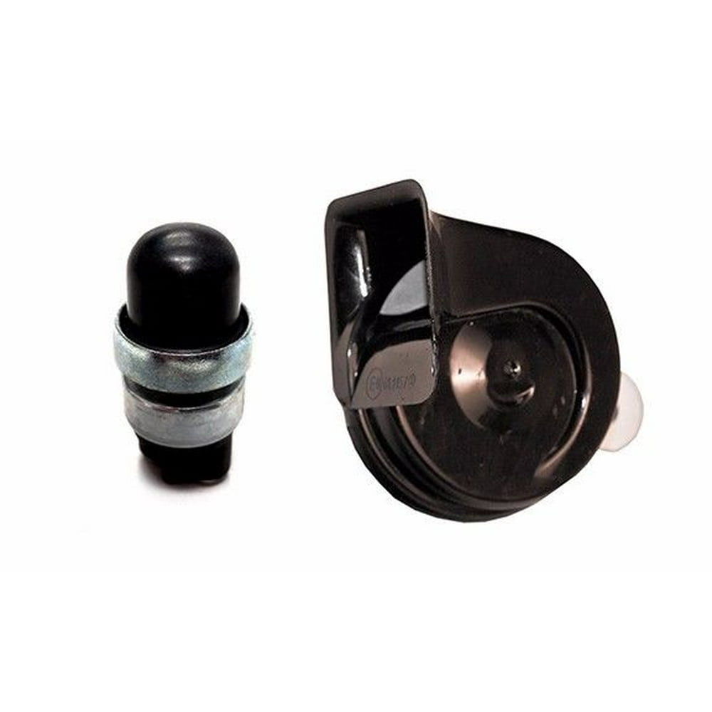 Universal Horn and Floor Panel Mount Horn Button Combo for Golf Carts