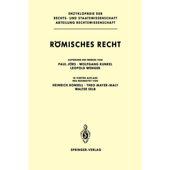 RÃ¶misches Recht, (Paperback)
