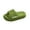 Green, variant on Green Women'S Slippers Eva Material Thick Sole Side Letter Print Bathroom Non Slip Home Wear Washable Indoor Outdoor Casual 1Pc 0.62 Lb