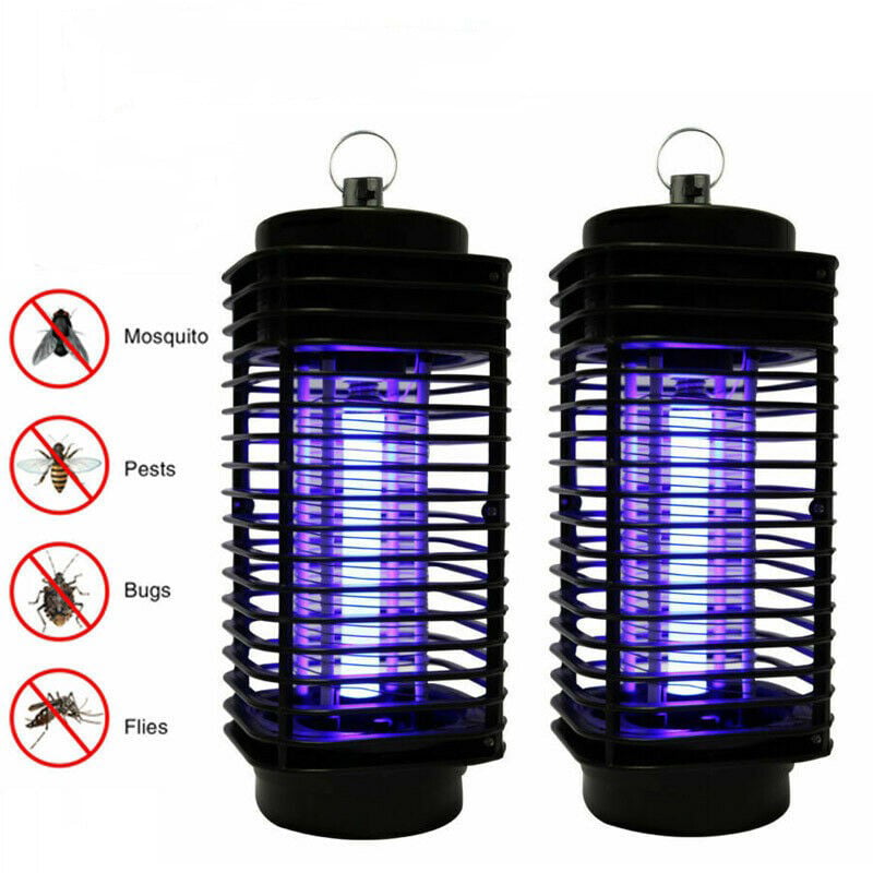 Muhoop Electronic Bug Zapper Mosquito Killer lamp Insect Trap Fly Insect Killer Lamp Indoor and Outdoor Use Portable Standing or Hanging 