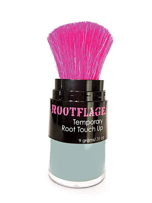 Rootflage Temporary Root Touch Up Powder and Hair Color Thinning Hair Concealer Titanium Gray