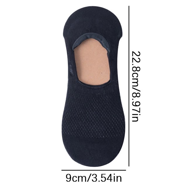 DPTALR Invisible Non-Slip Cotton Socks, Breathable Socks, Ultra Low Cut Non Slip Flat Liner For Man