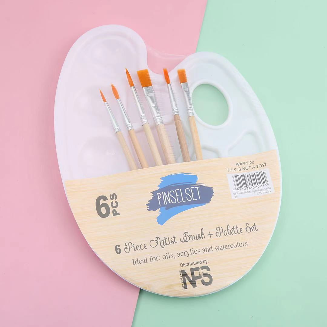 Loomini 27pc Kids Paint Kit Set: Brushes, Canvas, Tabletop Easel - Bonus  Paint Supplies - Ages 8-12