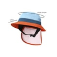 thumbnail image 3 of Gorra de surf UPF 50+ con correa para la barbilla - Sombrero transpirable para hombres y mujeres, pesca, navegación y deportes al aire libre, 3 of 6