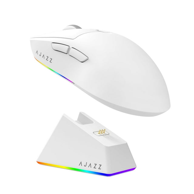 Ratón Gaming MechLands AJAZZ AJ139 V2 MC 12.000 DPI Blanco