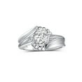 thumbnail image 1 of RYLOS Bague Topaze Blanche Tourbillon & Diamant - Pierre de Naissance d'Avril, 1 of 7