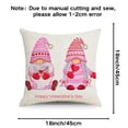 thumbnail image 2 of Valentines Day Pillow Covers decor 4 Pack 18*18inch, Fuwaxung Valentine's Day Pillow Cover case Ornaments Sofa Car for Home Indoor Decorations, 2 of 7