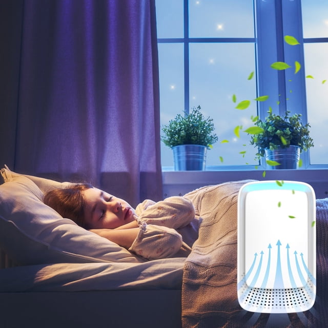 BotaniNest Upgraded Ion Air Purifier Plug In Negative Ion Filterless Design Quiet Operation For And Stale Air