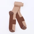 thumbnail image 5 of Copper Fiber Long Soks Dance Ballet High Compression Sport Solid Long Stocking Fitness Football BaseBall Sun Protection, 5 of 5