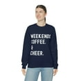 thumbnail image 3 of Cheer Mom Sweatshirt, Cheer Mom Hoodie, Weekends, Coffee, Cheerleading Mom, 3 of 5