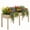 Natural, variant on CONCETTA Wooden Raised Garden Bed - Elevated Planter Box with Drainage & Liner, 34" x 18" x 30" for Backyard/Patio/Balcony (Gray)