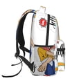 thumbnail image 3 of Lsque Sml Jeffy Pattern Casual Backpack for School, Work, Travel – Adjustable Straps, Multiple Compartments – Ergonomic Design, Fits Laptops and Tablets, 3 of 7