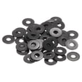 thumbnail image 1 of 100 Pcs Arandelas Planas de Acero Inoxidable M3.5, Arandela Metálica de 11mm de Diámetro Exterior para Tornillos y Tuercas, Acabado Negro, 1 of 5