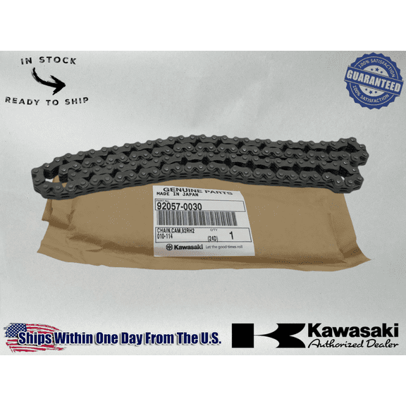 Kawasaki Genuine OEM 2004-16 GENUINE KX250F CAM TIMING CHAIN 92057-0030 1