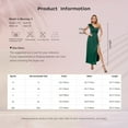 thumbnail image 7 of YiZYiF Womens One Shoulder Ruffle Party Dress Side Split Maxi Dress for Evening Cocktail Birthday Parties Black XXL, 7 of 7