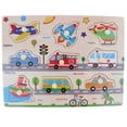 thumbnail image 4 of Juguete De Aprendizaje Educativo 2x Para Peg Puzzles Para , , Animales De Tráfico Sunnimix Rompecabezas de madera con clavijas, 4 of 8