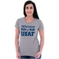 thumbnail image 4 of US Air Force Classic USAF Logo Women's T Shirt Ladies Tee Brisco Brands S, 4 of 5