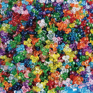 S&S Worldwide Color Splash! Glow-In-The-Dark Pony Beads, For Kids, Camp,  School, Jewelry Making, Halloween, 6mm x 9mm w/3.5mm Hole For Easy  Stringing, Plastic, Approximately 850 beads per 1/2-lb bag 