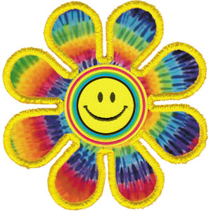 Shot Bloody Smiley Face Patch Happy Face 3/" Embroidered FAST USA SHIPPING