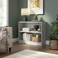 thumbnail image 3 of Universal Small 2 Shelf Bookcase in Platinum Gray - Engineered Wood, 3 of 11