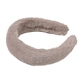 thumbnail image 2 of Gymayou Fluffy Fuzzy Headband Soft uzzy Hair Hoop Hairband for Women Fashion Accessory Gray, 2 of 2
