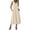 Beige, variant on Maxi Dresses for Women Sleeveless Linen Summer Dresses Beach Casual Long Dresses with Pockets, S-2XL