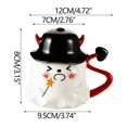 thumbnail image 3 of BiFandian Halloween Ghost Coffee Mugs, Decorative Cute Ghost Shaped Mugs, Personalized Water Cups for Halloween Decorations Indoor, Unique Gifts for Halloween Parties, 3 of 6