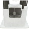 thumbnail image 6 of TRIXIE Lucano XXL Jute & Plush 3-Level 43.3" Cat Tree, Scratching Posts and Condo, Gray, 6 of 9
