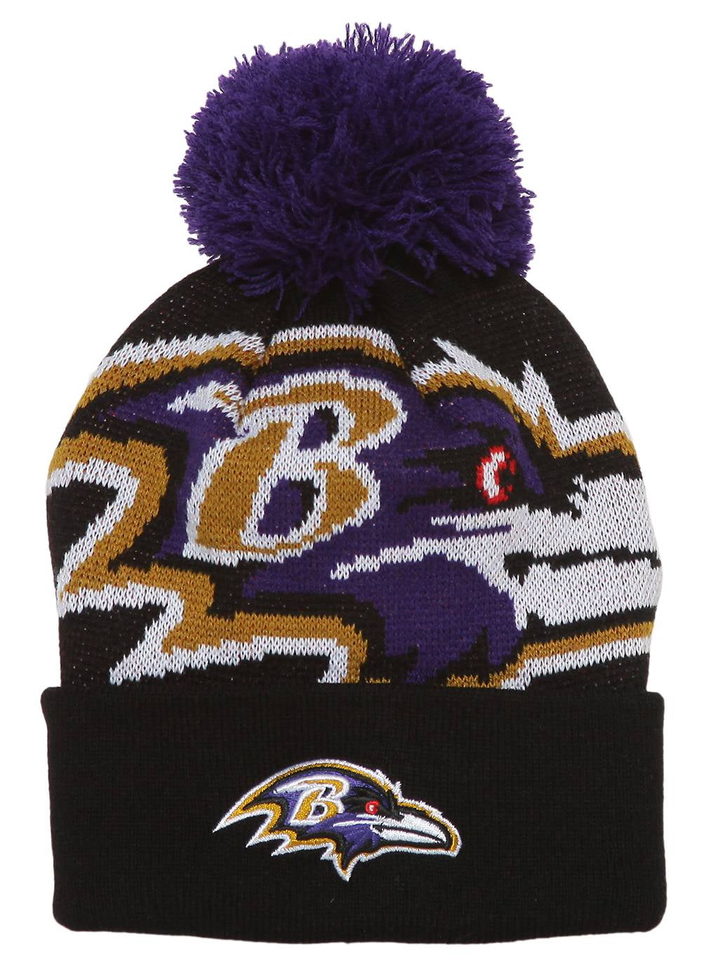 ravens knit hat