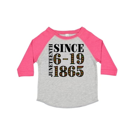 

Inktastic Juneteenth Since 6-19-1865 Gift Toddler Boy or Toddler Girl T-Shirt