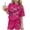 02-Hot Pink, variant on Atogsazn Childrens Girls 4th of July Clothes Set Kids Casual Loose Fit Short Sleeve T-shirt & Shorts Outfit Summer Black 7-8Years Fashion