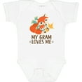 thumbnail image 3 of Inktastic My Gram Loves Me Fox Grandchild Boys or Girls Baby Bodysuit, 3 of 5