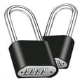 thumbnail image 1 of 2pcs Combination Lock, 4-Digit Heavy Duty Combo Lock, Combination Padlock Outdoor Waterproof Gate Locks for Fence, 1 of 7