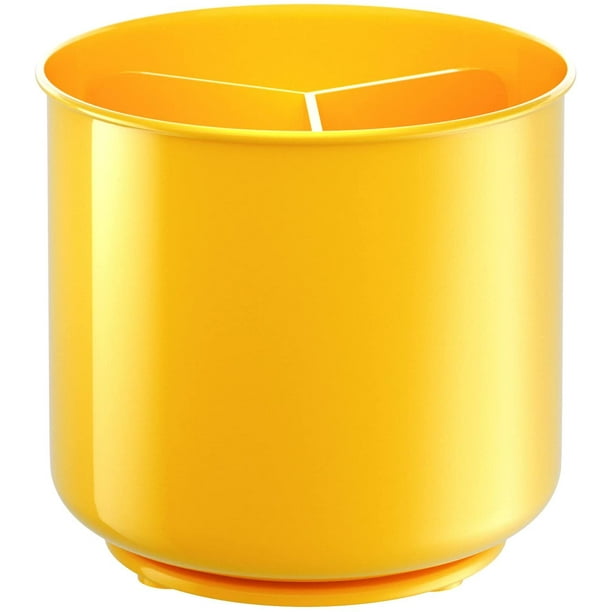 Cooler Kitchen Extra Large Rotating Utensil Holder Caddy with Sturdy No