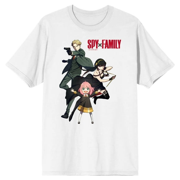 Spy X Family Loid Anya & Yor Men's White T-shirt-Large