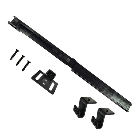 TISHITA Barn Door Mechanism Hole with Hooks Easy to Install Slide Track Sliding Door Accessories Spring Buffer Damper