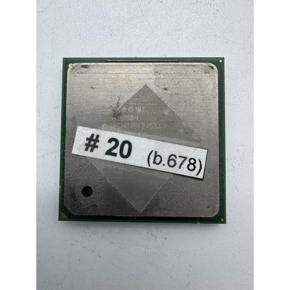 Cpu intel pentium 4 2.40ghz/512/533 sl6pc