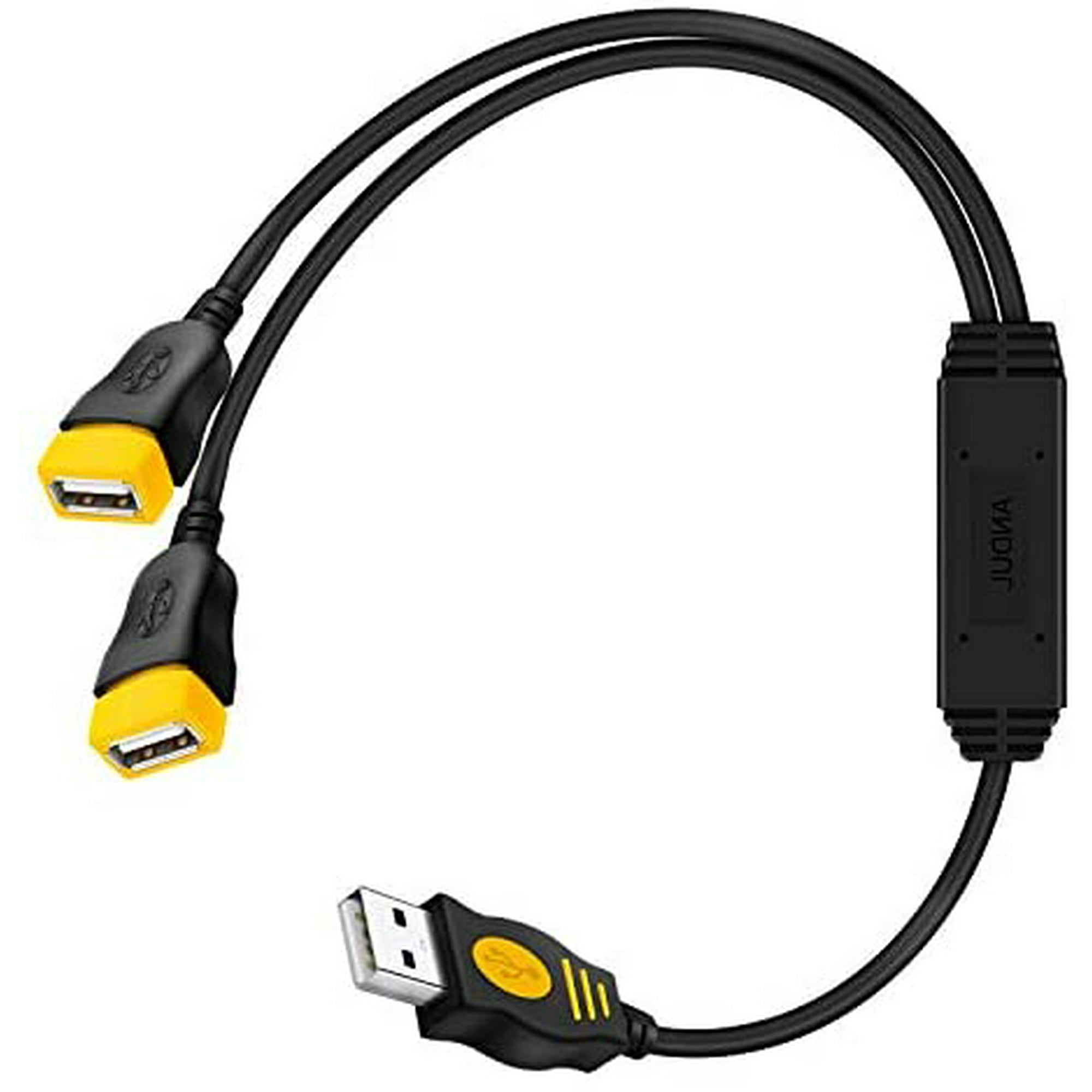 Tilsætningsstof uudgrundelig Ejeren USB Splitter 2.0,ANDTOBO USB Y Cable One Male to Female Dual Hub Power Cord  Extension Adapter | Walmart Canada