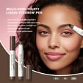 thumbnail image 5 of Eyebrow Pen, Angled Brow Brush, Eyebrow Pencils for Women, Natural Brow Pen, Hair-Like Strokes, 24hrs Long-Lasting, Waterproof, Smudge-Proof, Easy to Use, Multiple Uses, Gifts for Her, 5 of 6