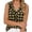 01 Army Green, variant on Ruffle V Neck Tank Tops for Women Summer Vintage Plaid Sleeveless Going Out T-Shirt Loose Blouses