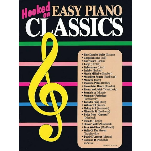 Hooked on Easy Piano Classics, (Paperback)