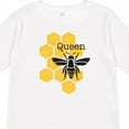 thumbnail image 4 of Inktastic Honeycomb Queen Bee Girls Long Sleeve Toddler T-Shirt, 4 of 5