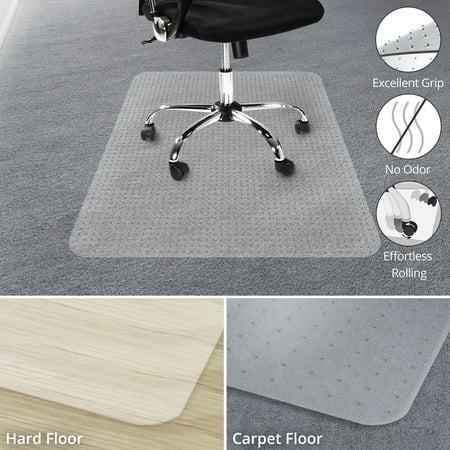 Office Marshal Chair Mat For Carpet Floors 100 Transparent