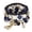 Blue, variant on Bohemian Layer Bracelet Set Elastic Beaded String Jewelry for Everyday Style and Layering Trend,6 cm,Black