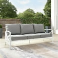 thumbnail image 2 of Crosley Kaplan Outdoor Metal Sofa in Gray, 2 of 12